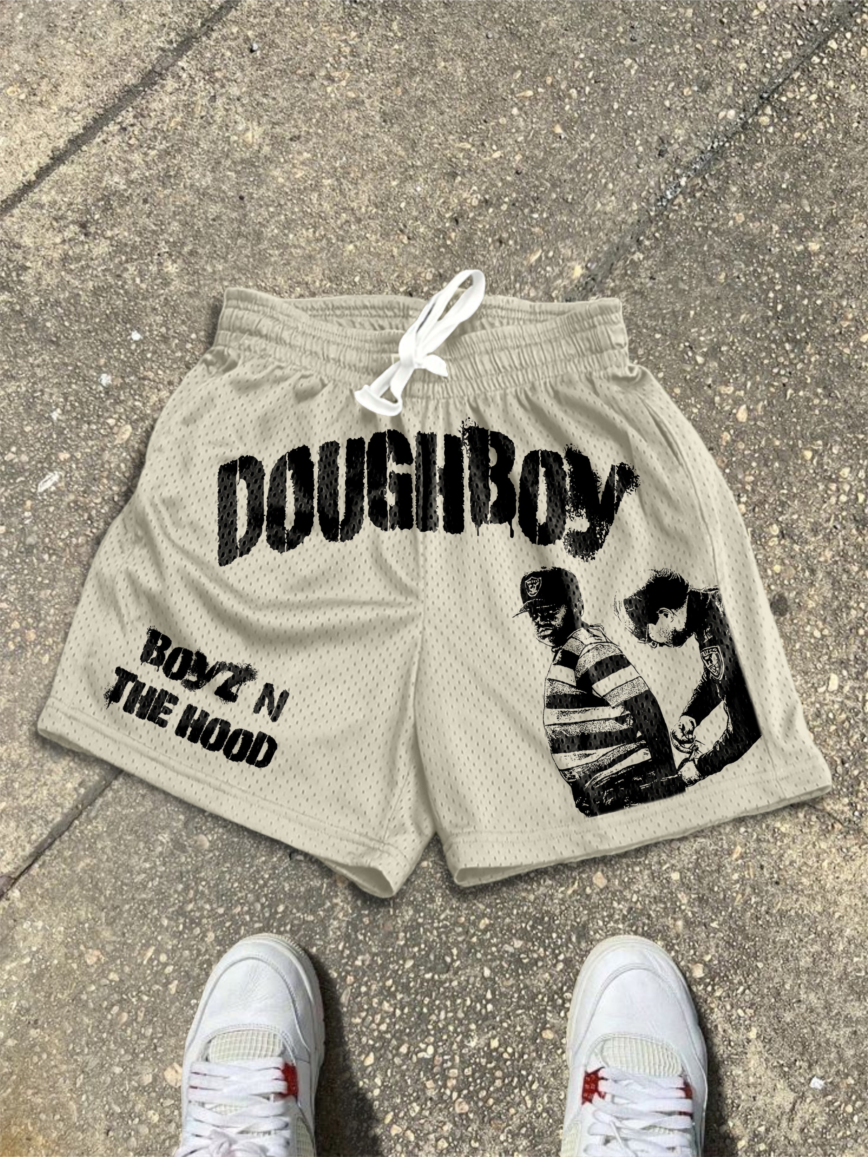 Boyz N The Hood Vintage Aged Graphic Shorts