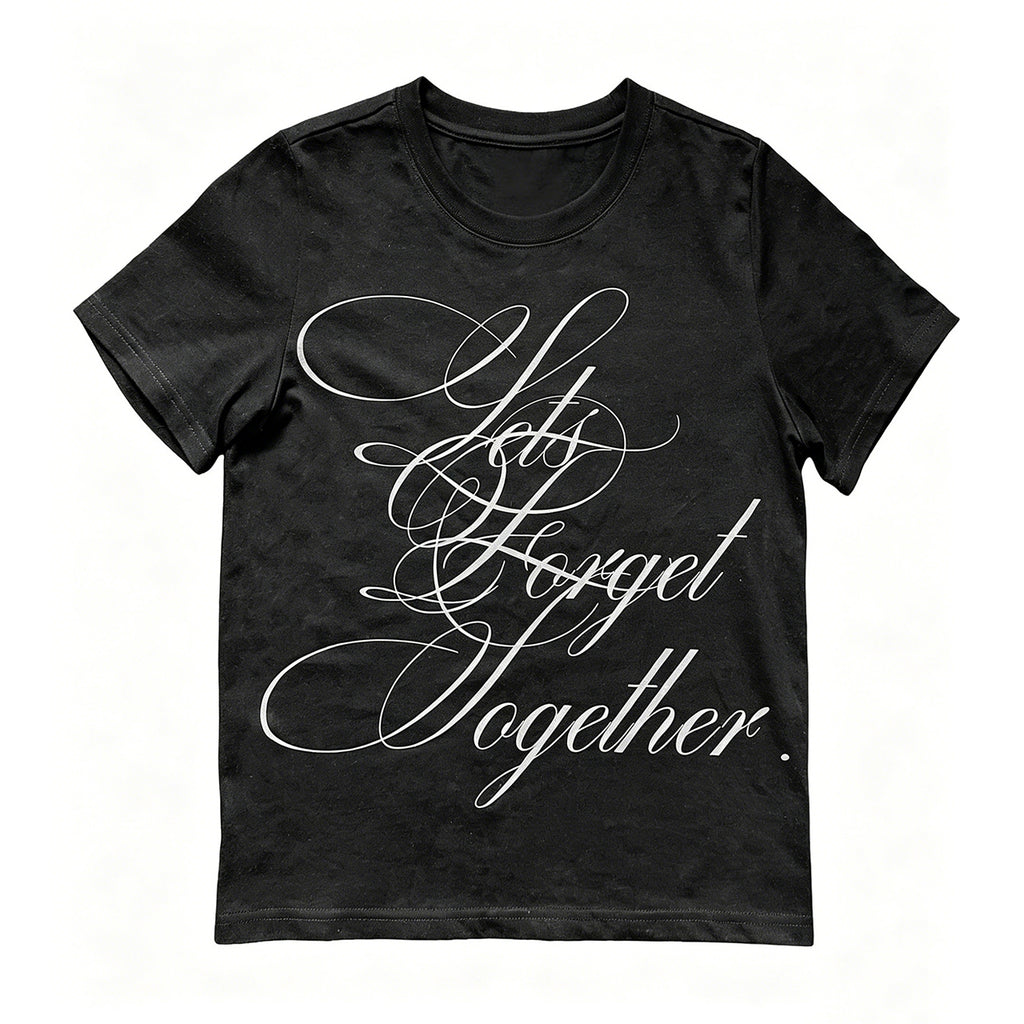 Men's Letter Print Cotton T-shirt