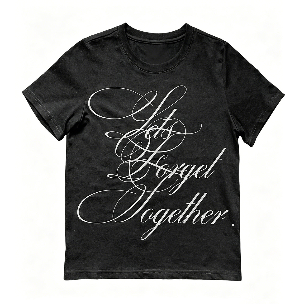Men's Letter Print Cotton T-shirt