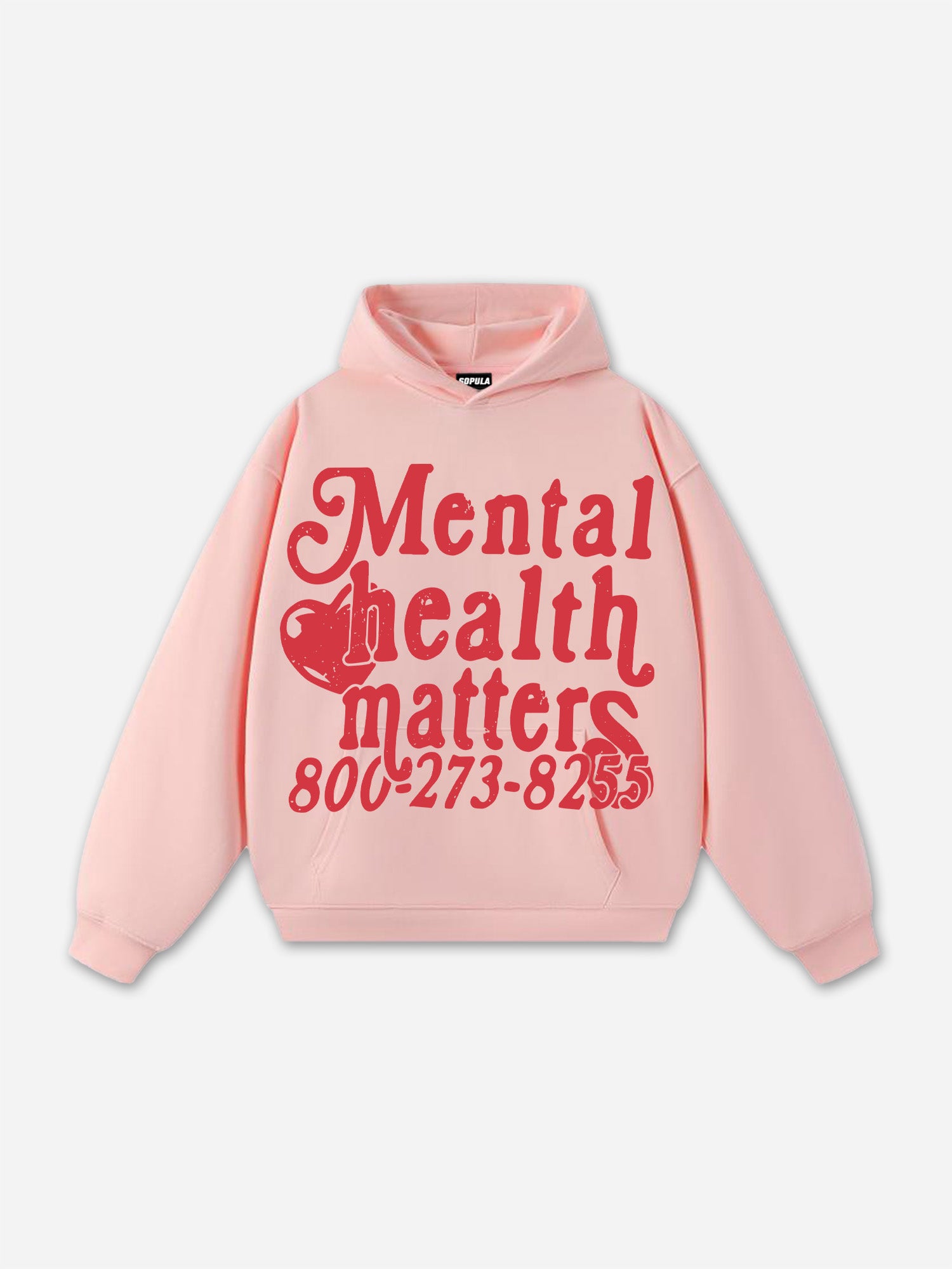 Mental Health Matters Terry Heavy Hoodie