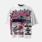 Genesis Spiritual Connection Street Y2k Vintage Graphic Cotton T-shirt