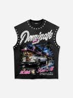 2026 I'm In Charge Vintage Street Graphic Rhinestone Tank Top