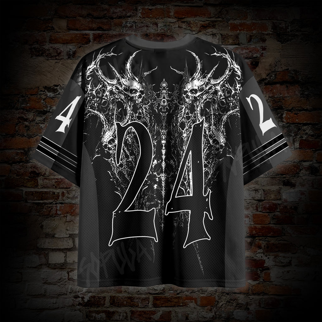 Dark Glory Gothic Graphic Mesh Jersey