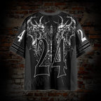 Dark Glory Gothic Graphic Mesh Jersey