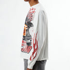 99 Racing Cropped Long Sleeve T-shirt