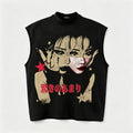 Men's Fashionable Japanese Tokyo Character Pattern Vest Tank Top