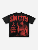 Cities Without Saints Street Gangs Character Graphic Cotton T-shirt