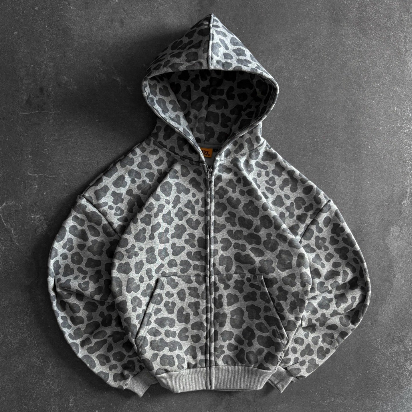 Hip-hop Leopard Print Loose-fitting Trendy And Unique Sweatshirt