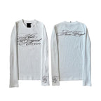 Gothic Alphabet Patterns Long Sleeve T-shirt
