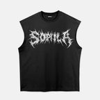 Sopula Skull Gothic Totem Graphic Tank Top