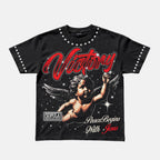 Victory Angel In The Night Retro Graphic T-shirt