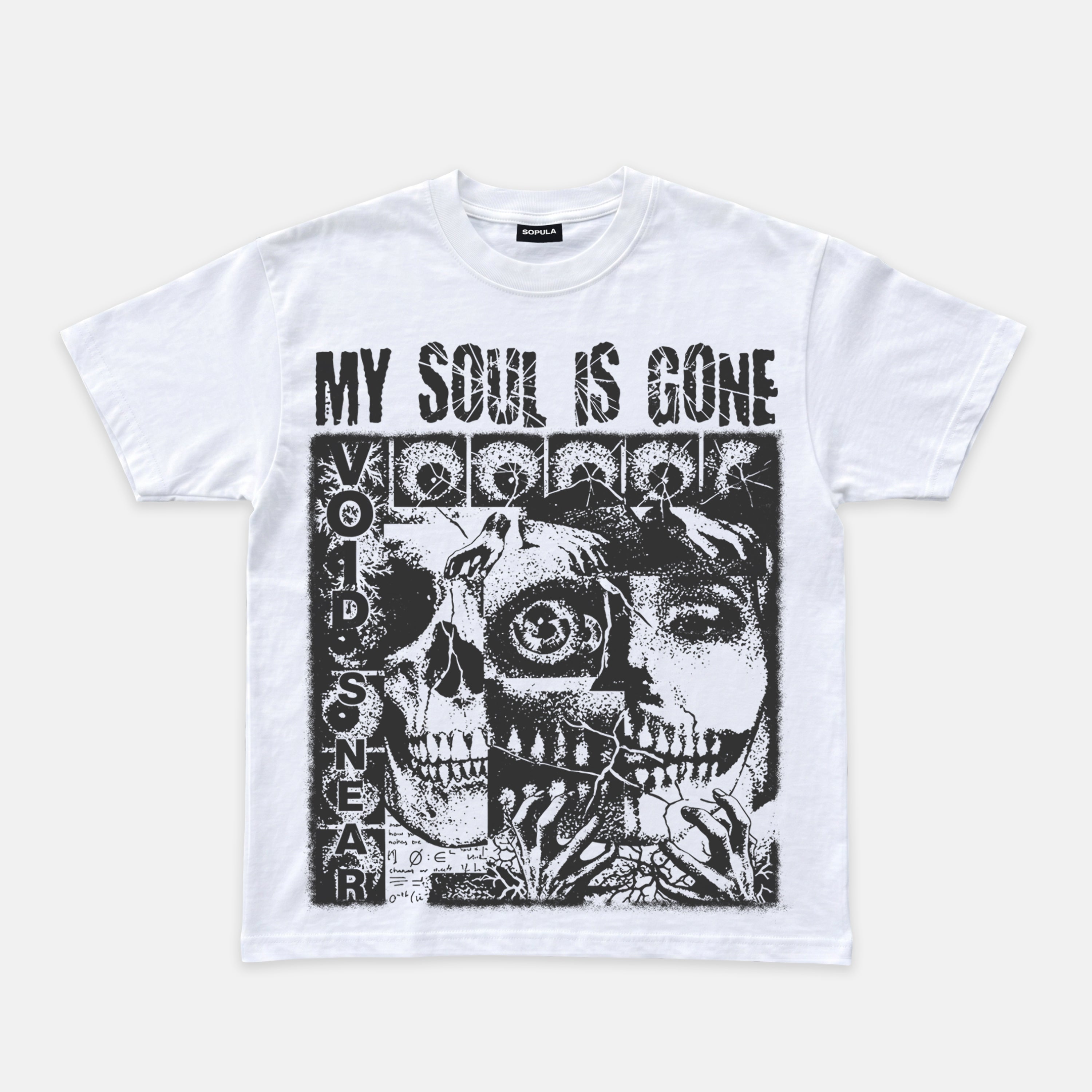 Retro My Soul Has Gone Mental Health Graphic Cotton T-shirt