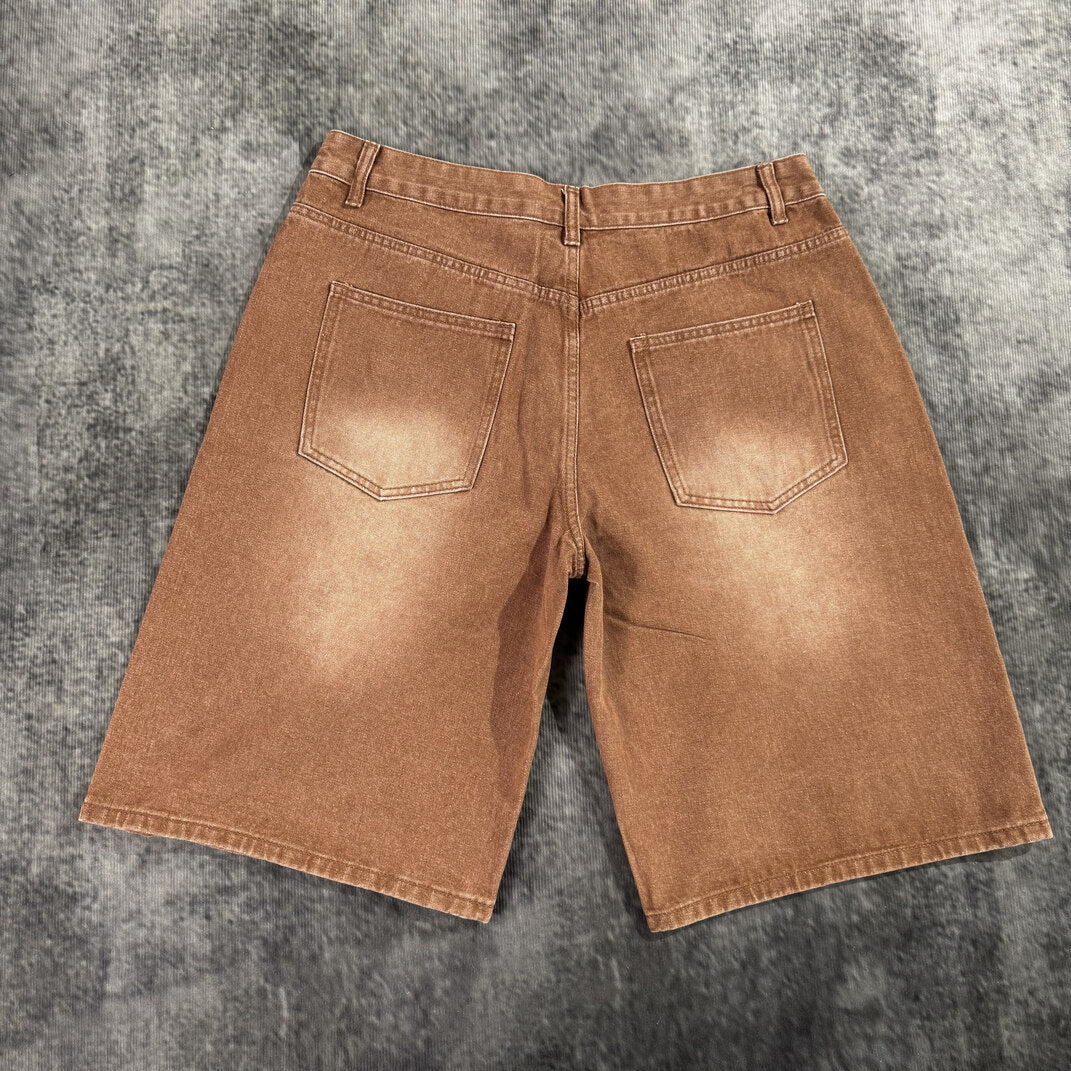 Vintage Casual Baggy Jorts Denim Shorts