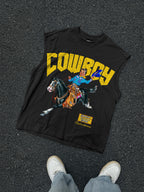 Cowboy Rodeo Dreams Print Tank Top