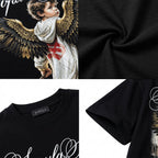 Guardian Angel Vintage Graphic Cotton T-shirt