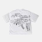 Equal Vessels For All Beings Ak47 Graphic Cropped T-shirt
