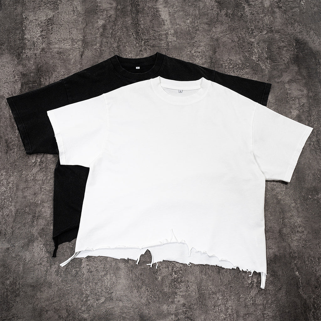 Unisex Distressed Ripped T-shirt