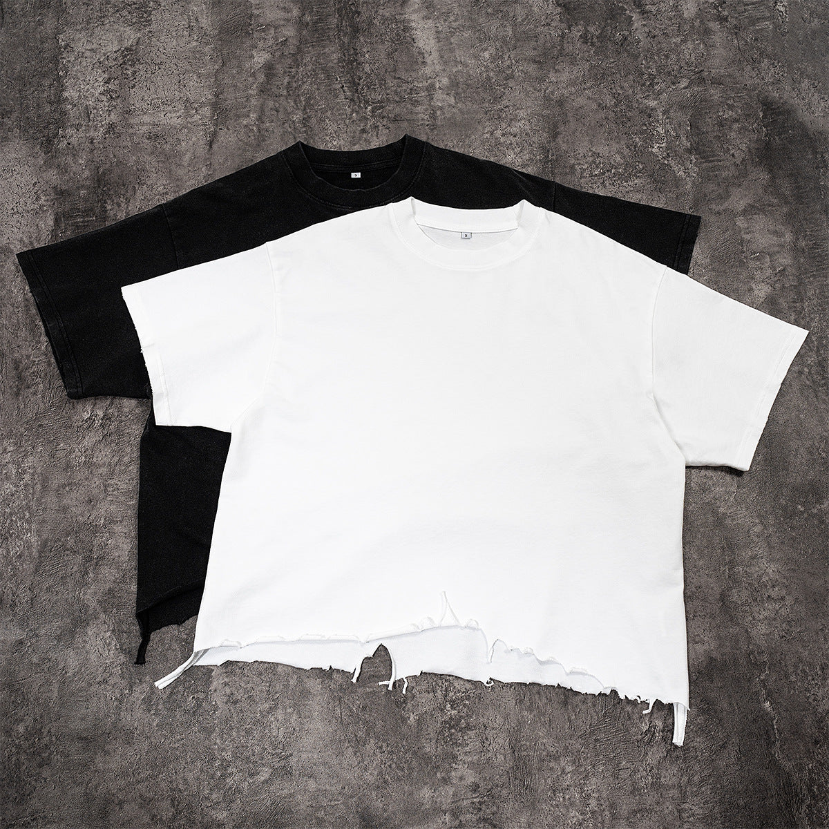 Unisex Distressed Ripped T-shirt