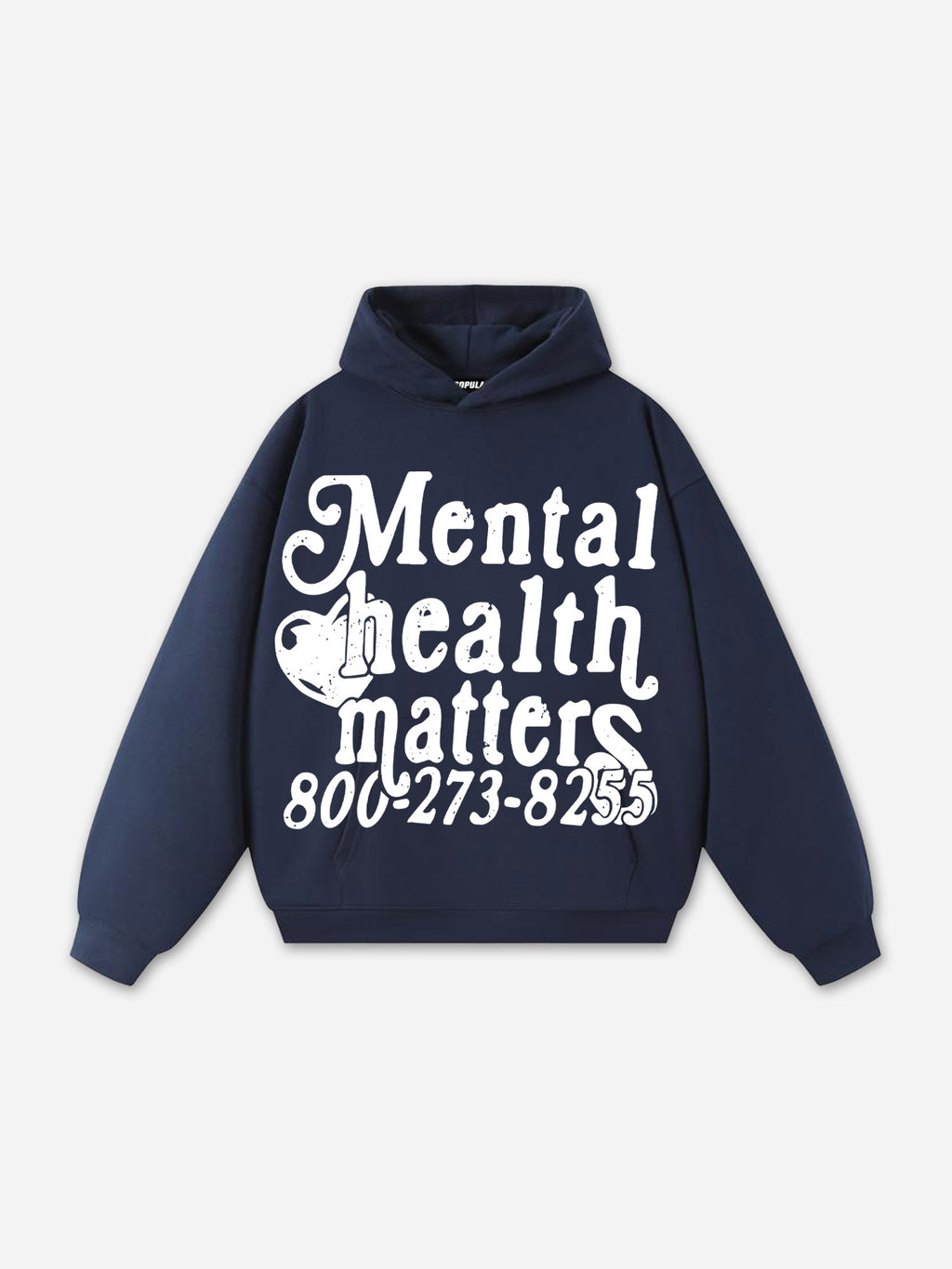 Mental Health Matters Terry Heavy Hoodie