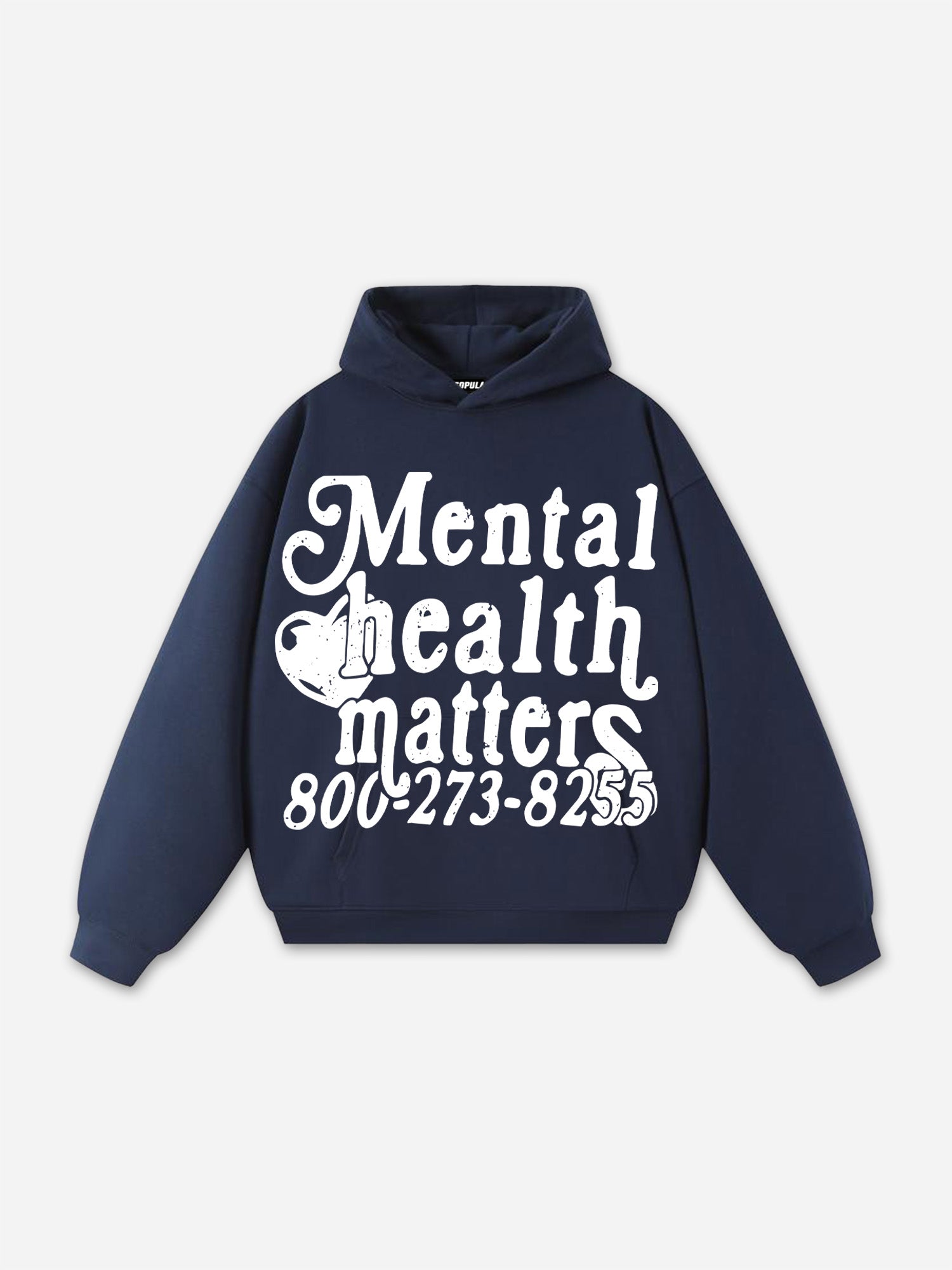 Mental Health Matters Terry Heavy Hoodie
