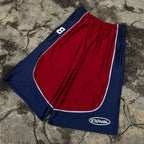 Dragon Pattern Patchwork Drawstring 3/4 Basketball Shorts