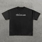 Vintage Personalized Move In Silence Graphic Casual Cotton Short Sleeve T-shirt