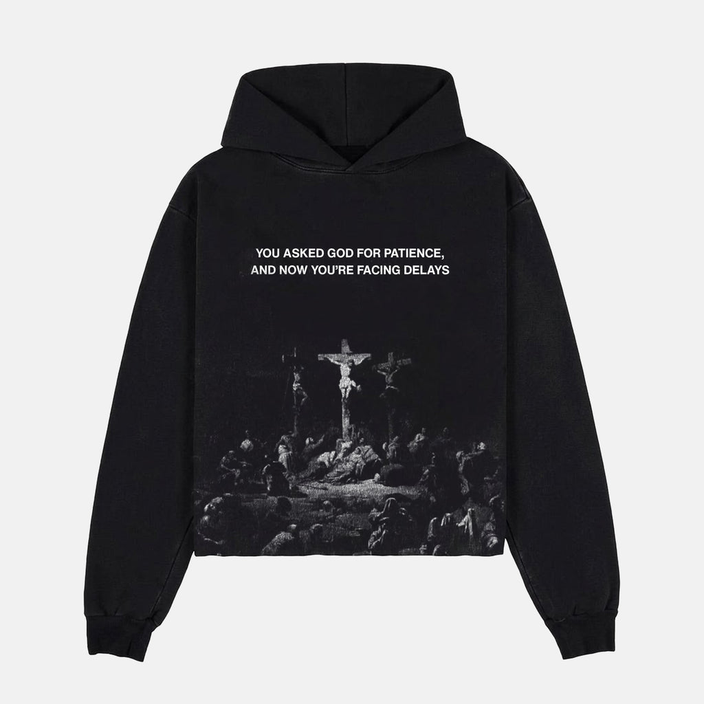 Asked God For Patience Casual Street Hoodie