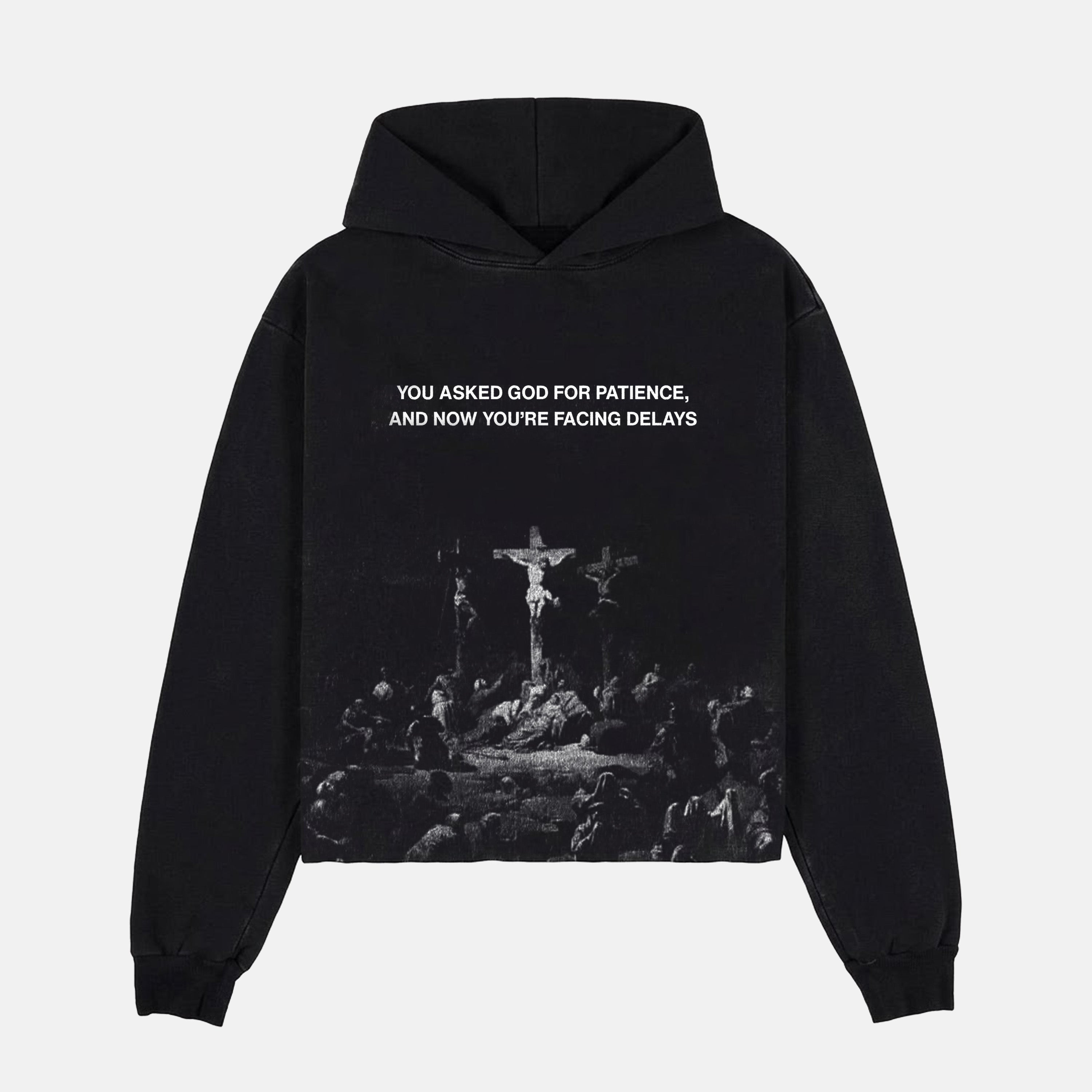 Asked God For Patience Casual Street Hoodie