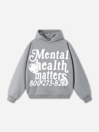 Mental Health Matters Terry Heavy Hoodie