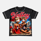 Valley Sopula Cough Syrup And Angels Retro Graphic T-shirt