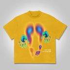 Abstract Graphics Of Heat-sensitive Characters T-shirt