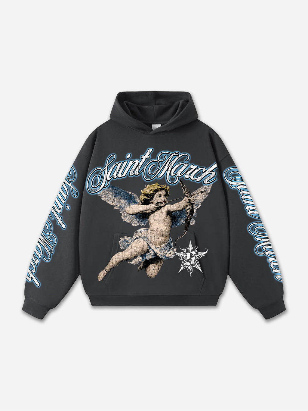 Saint March Angel Graphic Hoodie