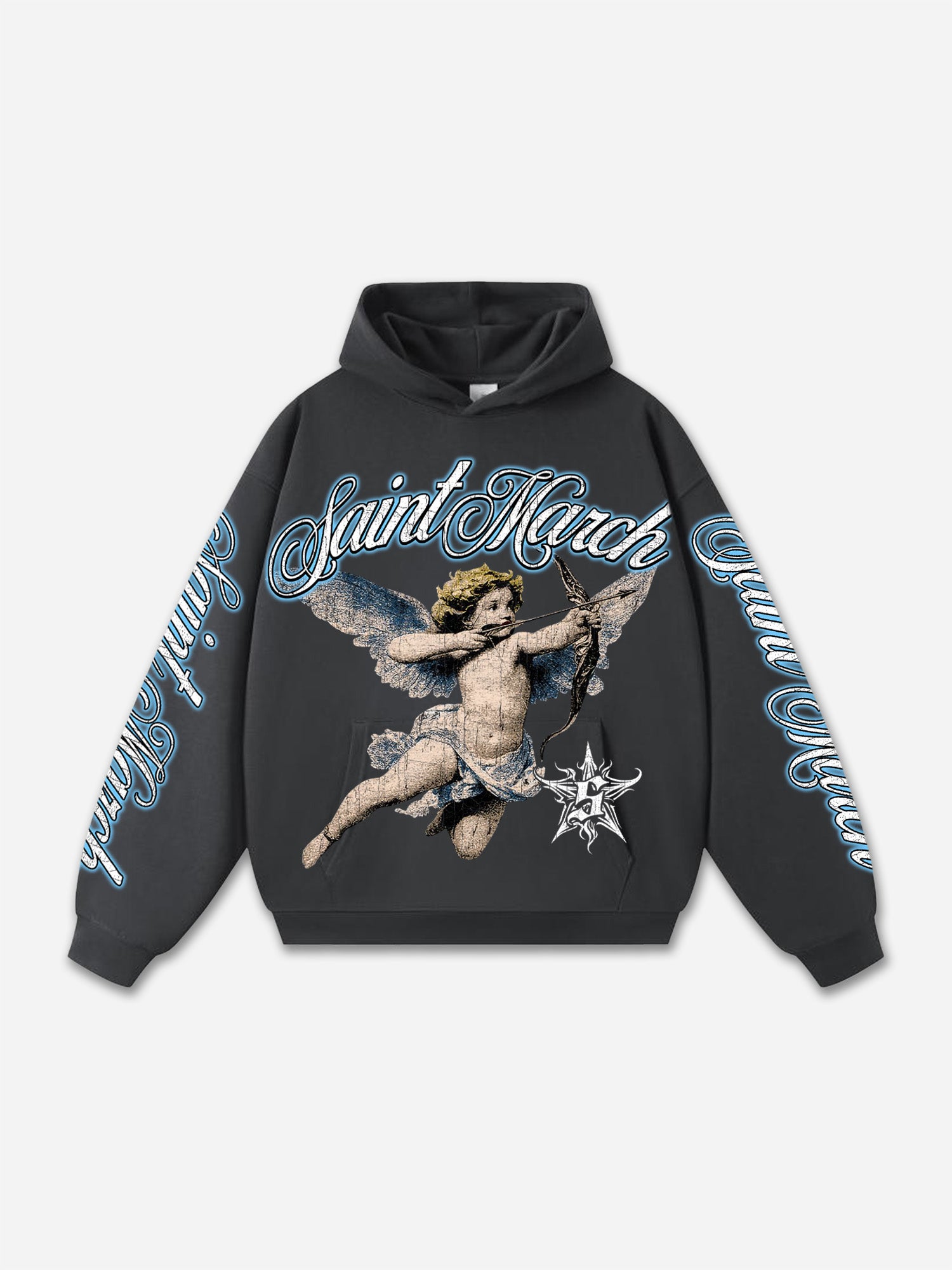 Saint March Angel Graphic Hoodie