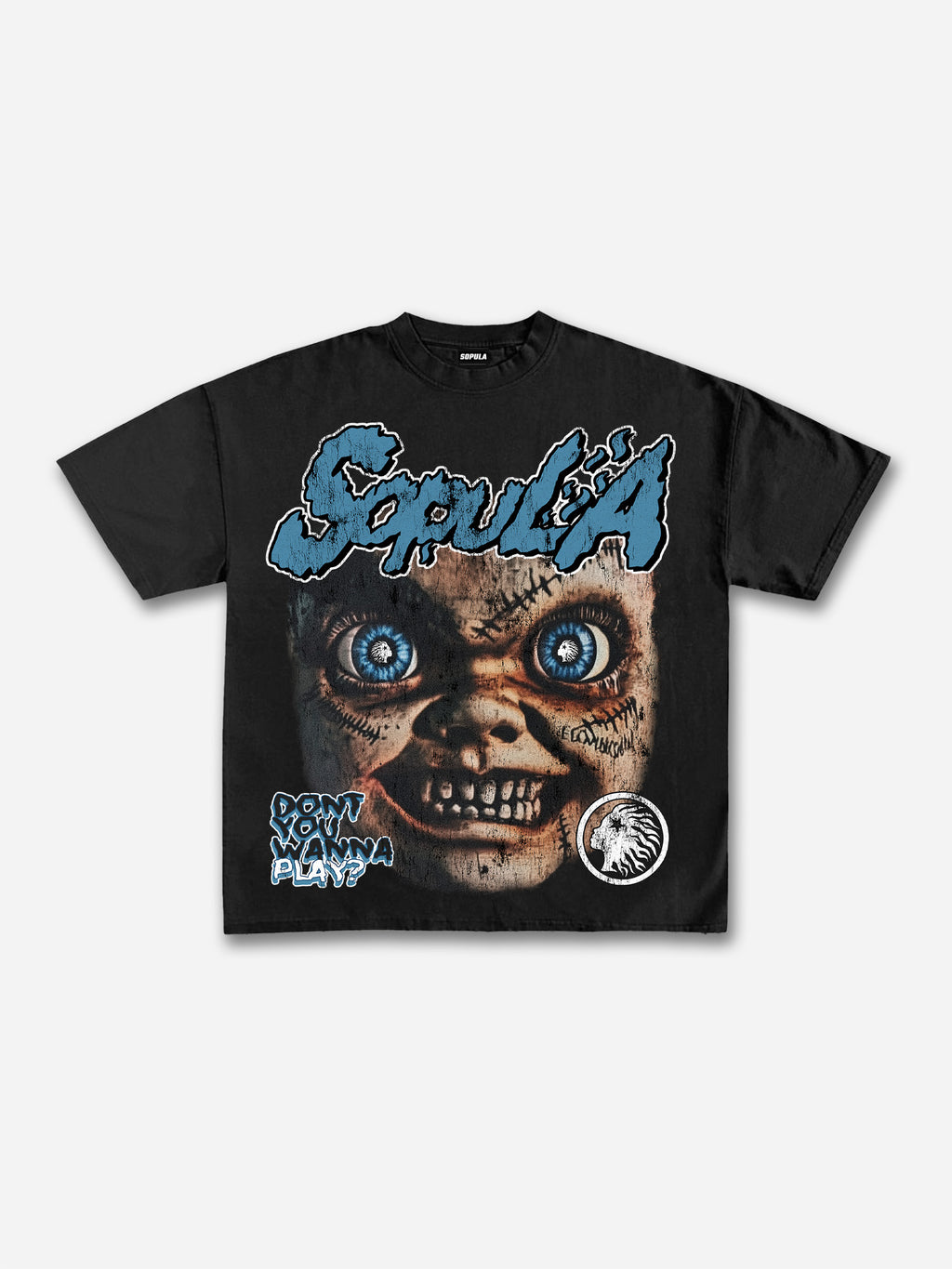 Sopula Studio Don't You Wanna Play? Graphic T-Shirt