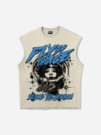 Fly By Choice Print Tank Top