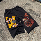 Cowboy Rodeo Dreams Fun Graphic Terry Wool Capri Sweatpants