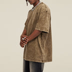 Sopula Studio Men's Basic Acid Washed Oversized T-Shirt