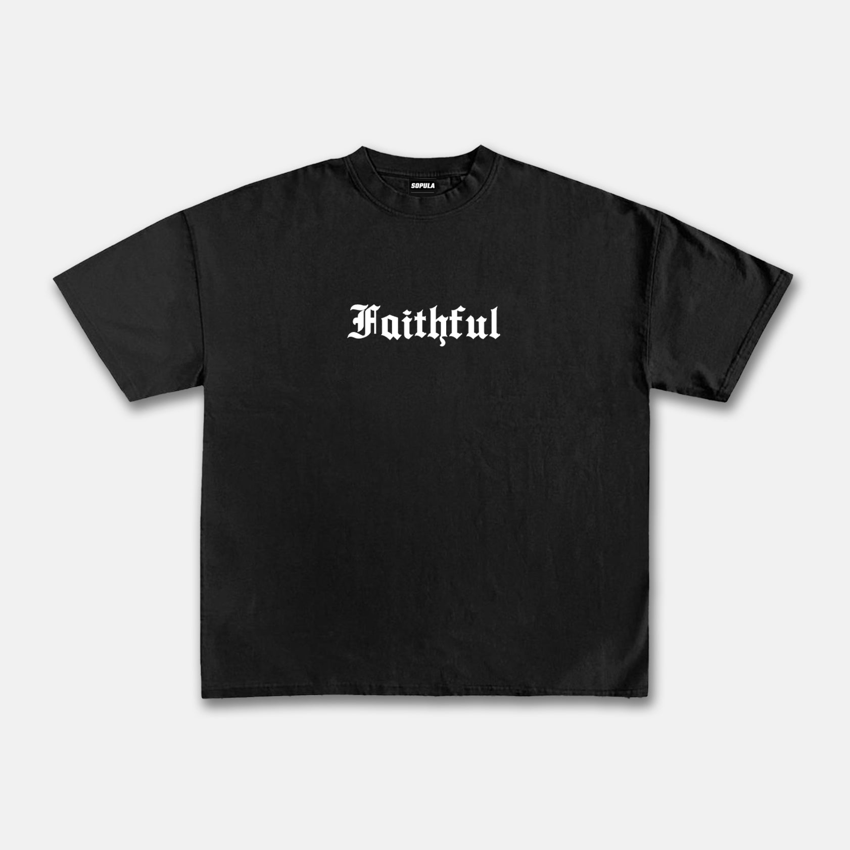 Faithful Hebrews 11：1 Print T-shirt