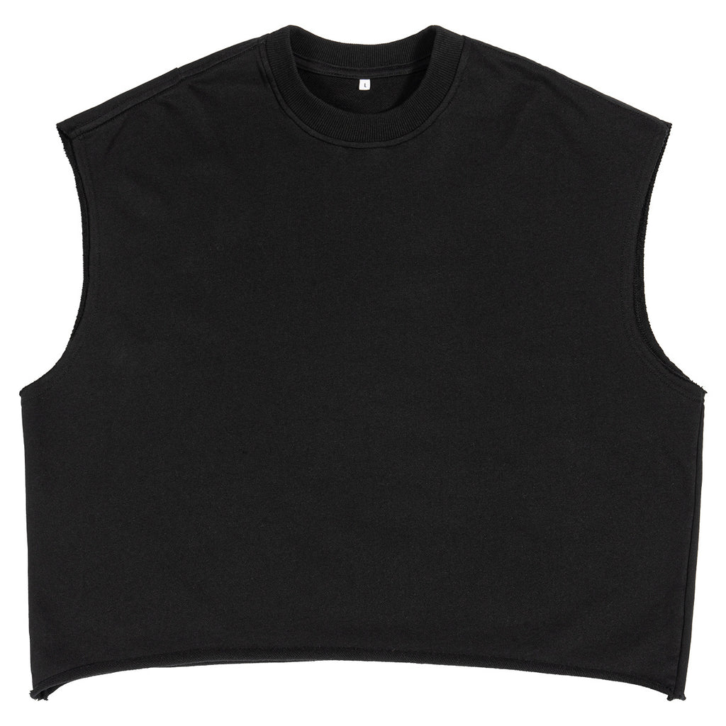 Unisex Basic Terry Cloth Short Tank Top
