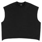 Unisex Basic Terry Cloth Short Tank Top
