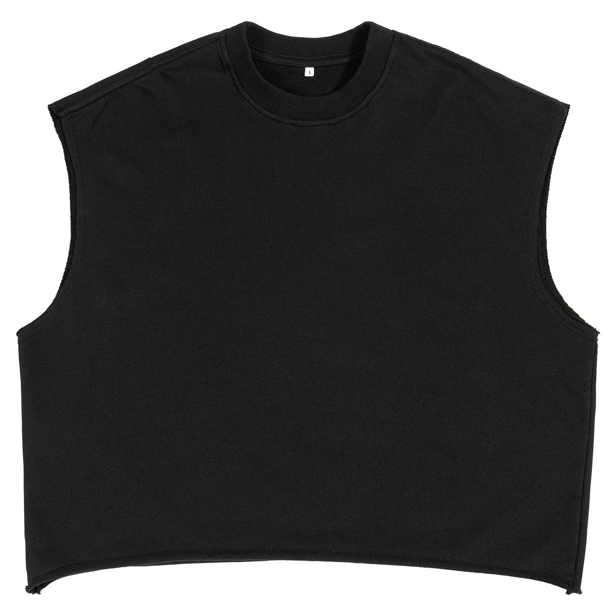 Unisex Basic Terry Cloth Short Tank Top