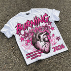 Dissection Of The Dark Burning Heart Graphic T-shirt
