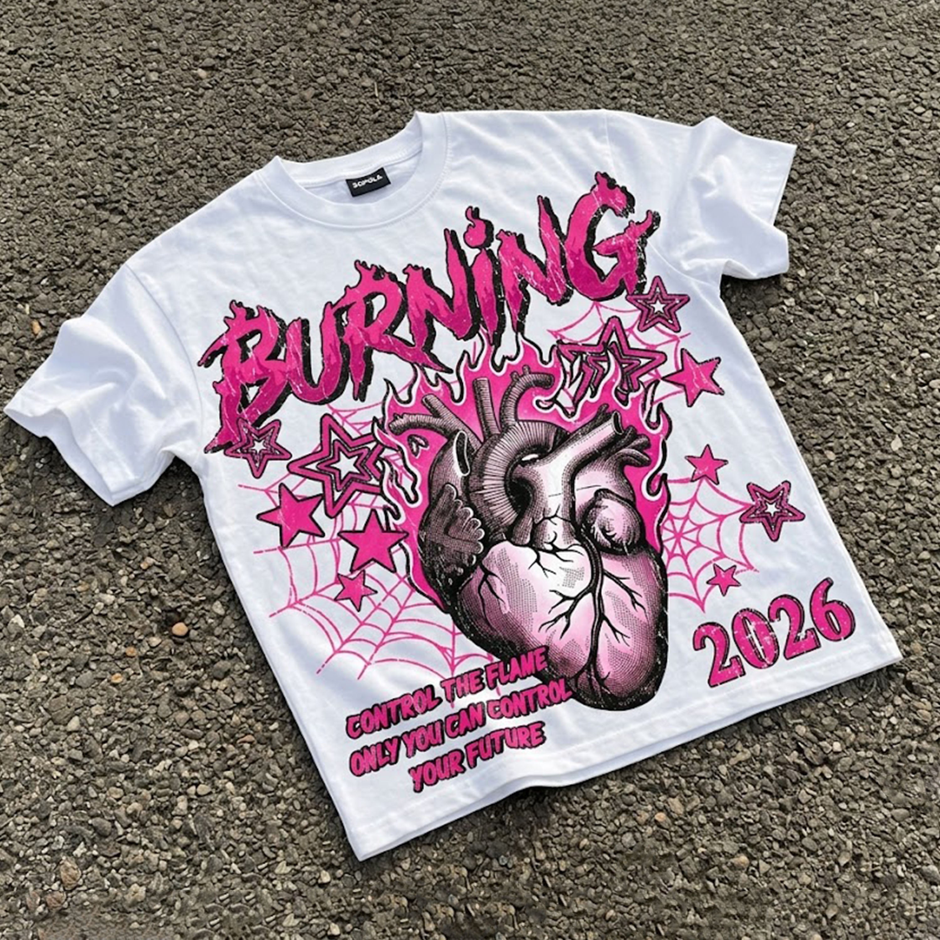 Dissection Of The Dark Burning Heart Graphic T-shirt