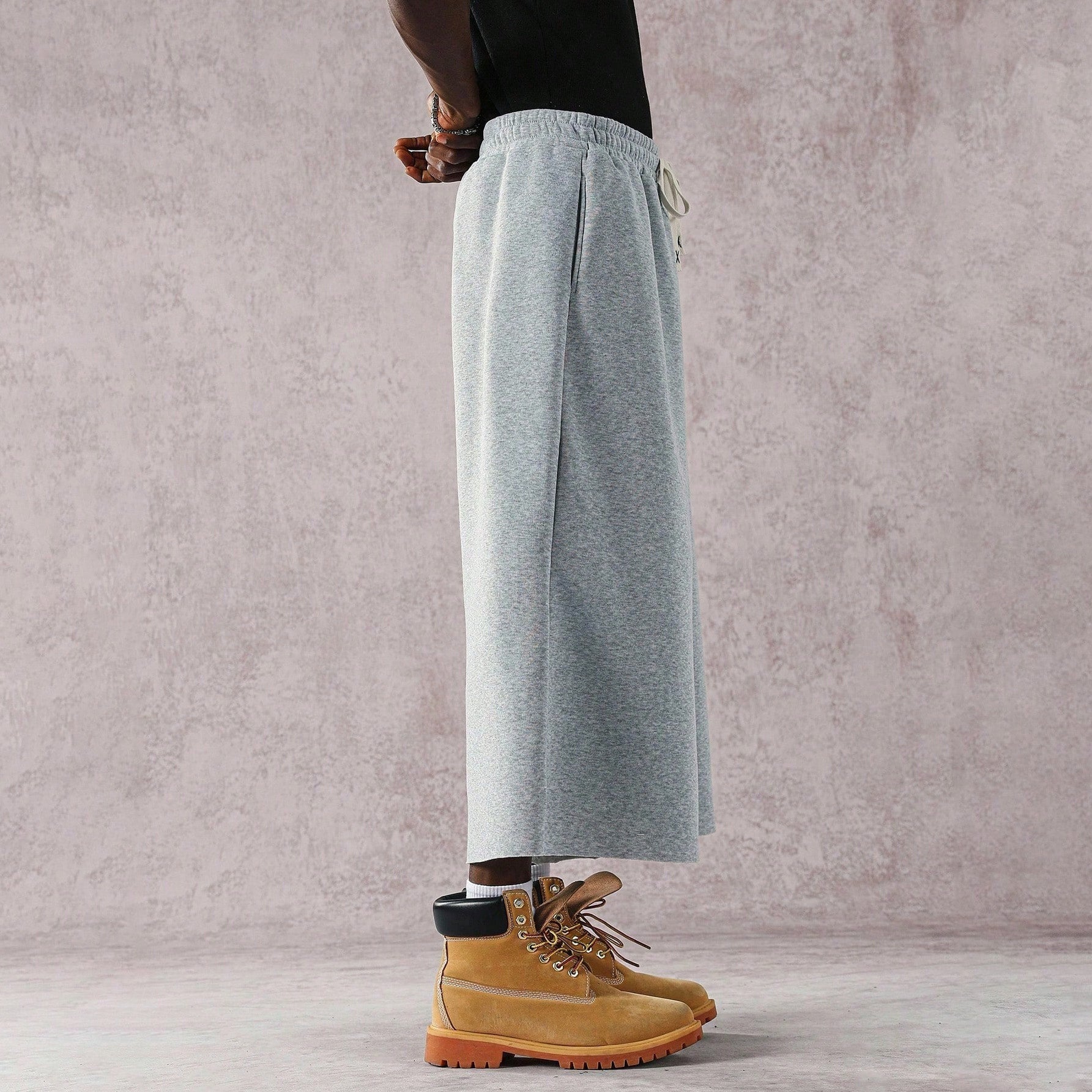 Retro Y2k 5digital Terry Wool Capri Sweatpants