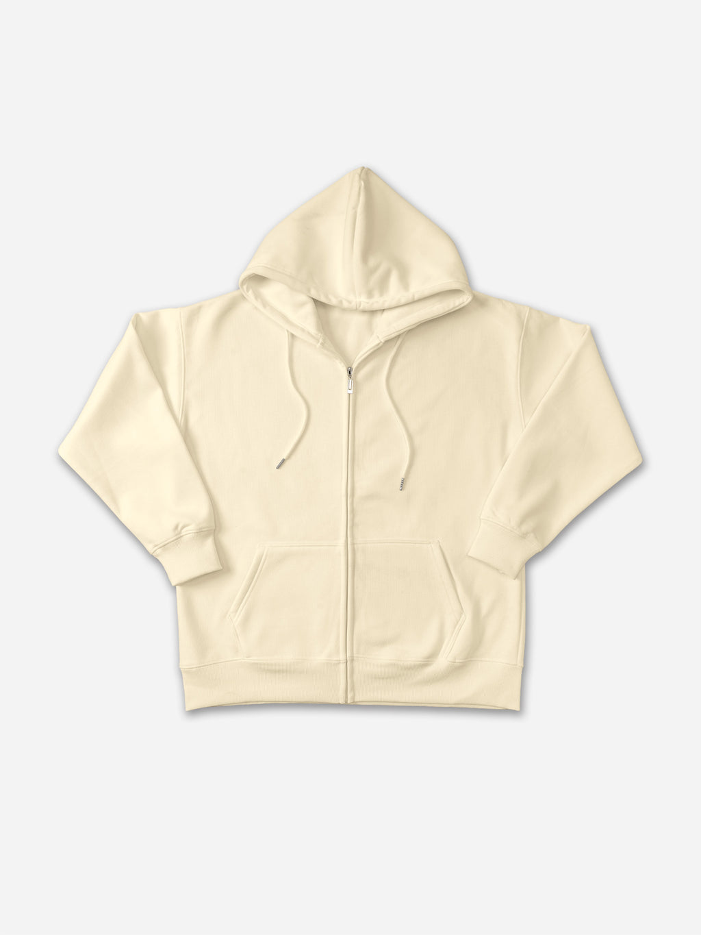 450g Heavy Cotton Solid Color Zippered Hoodie