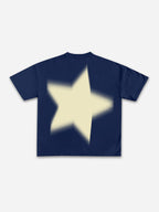 Men's Casual Virtual Shadow Graphic Short Sleeve T-shirt