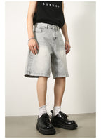 Vintage Distressed Denim Shorts
