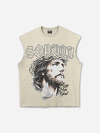 Sopula Jesus Prayer Graphic Tank Top