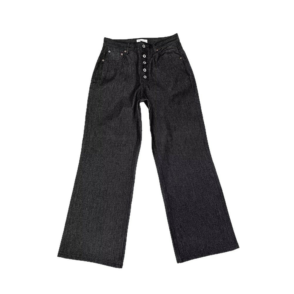 Men's Retro Selvedge Denim Baggy Jeans