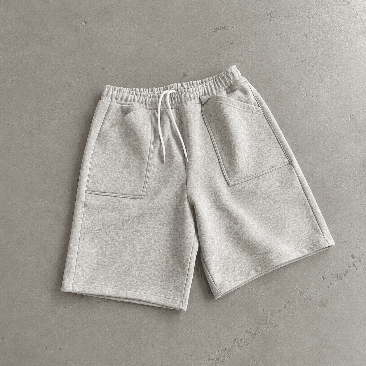 Men's Fashion Cotton Pocket Drawstring Sports Shorts